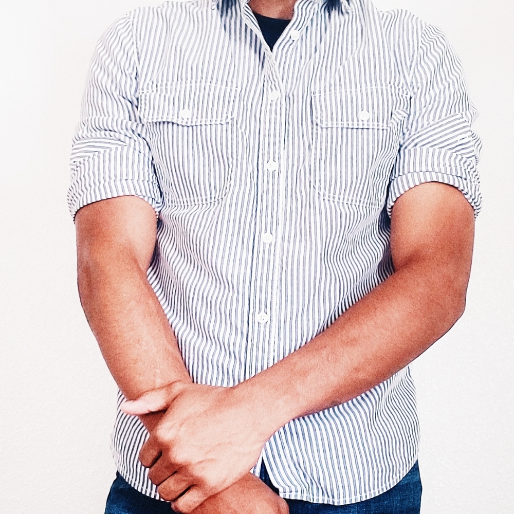 Stripped Button up